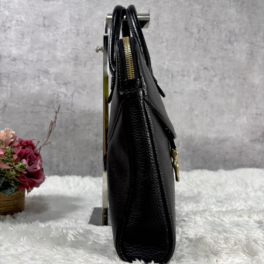 【美品】 トフアンドロードストーン ブリーフ 黒 金具 メンズ ビジネス