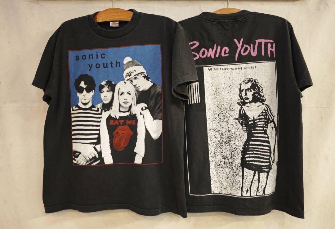 L Sonic Youth グラフィックTシャツ ブラック - メルカリ