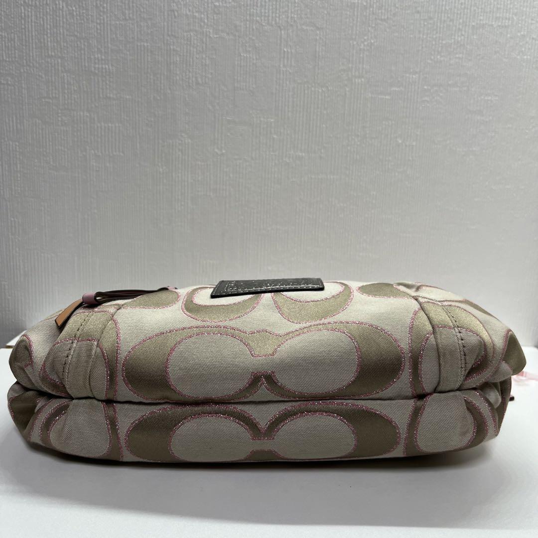 極美品 COACH コーチ ショルダーバッグ 2way ハンドバッグ
