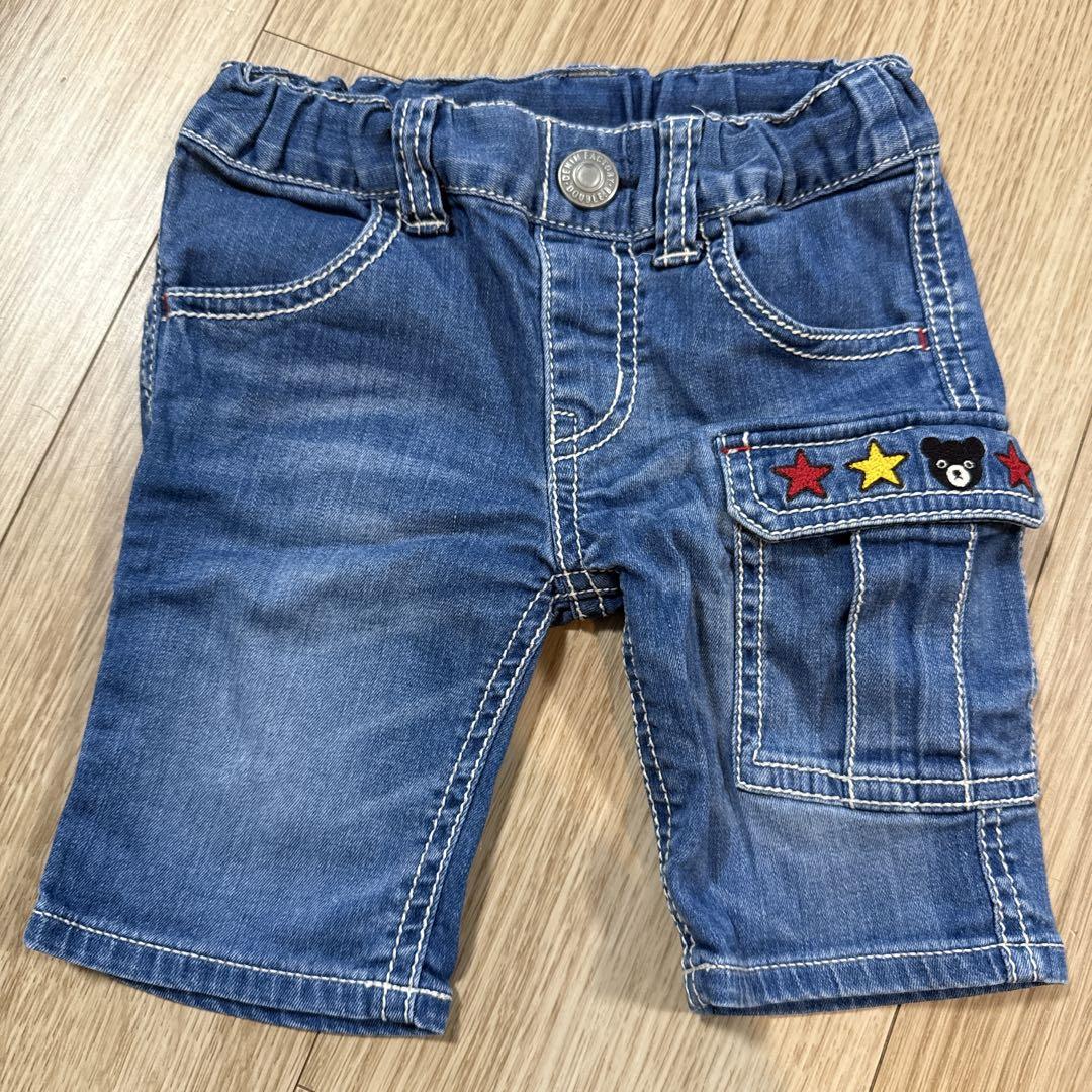 ミキハウス ダブルB ハーフパンツ デニムパンツ 80 - メルカリ