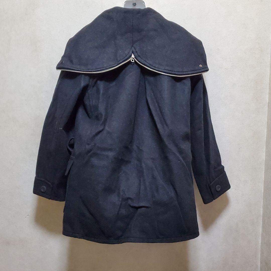 Dapper's　ダッパーズ　ウールコート　ダークグレー　付属ベルト紛失