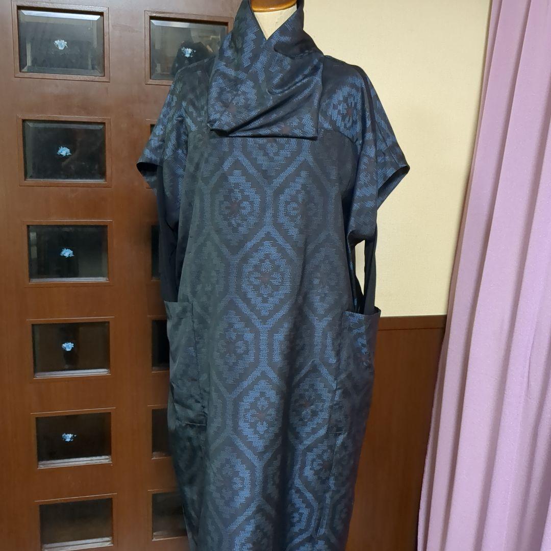 着物リメイクフレンチチュニックＸＬ