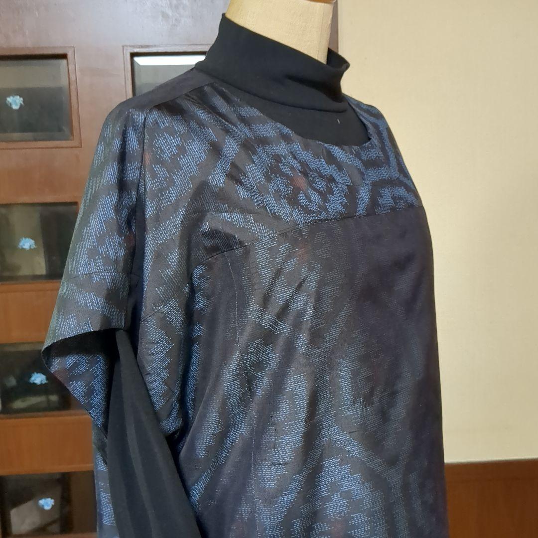 着物リメイクフレンチチュニックＸＬ