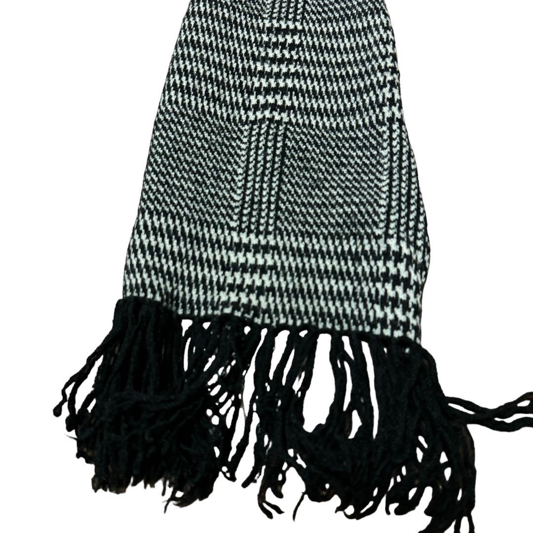 DRIES VAN NOTEN ドリスヴァンノッテン ストール チェック グレー