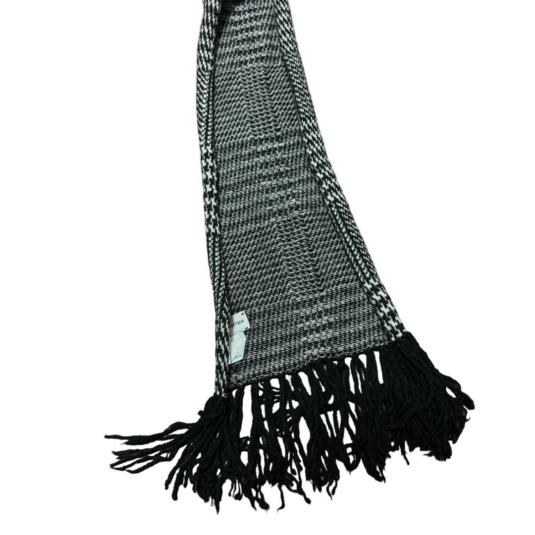 DRIES VAN NOTEN ドリスヴァンノッテン ストール チェック グレー