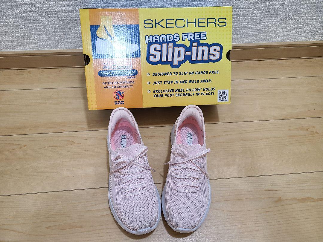 スケッチャーズウルトラフレックス3.0  Slip-ins ピンク24.5cm