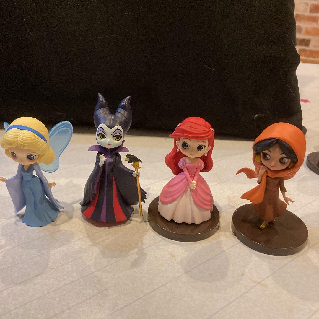 ディズニー プリンセス Qposket フィギュア まとめ売り