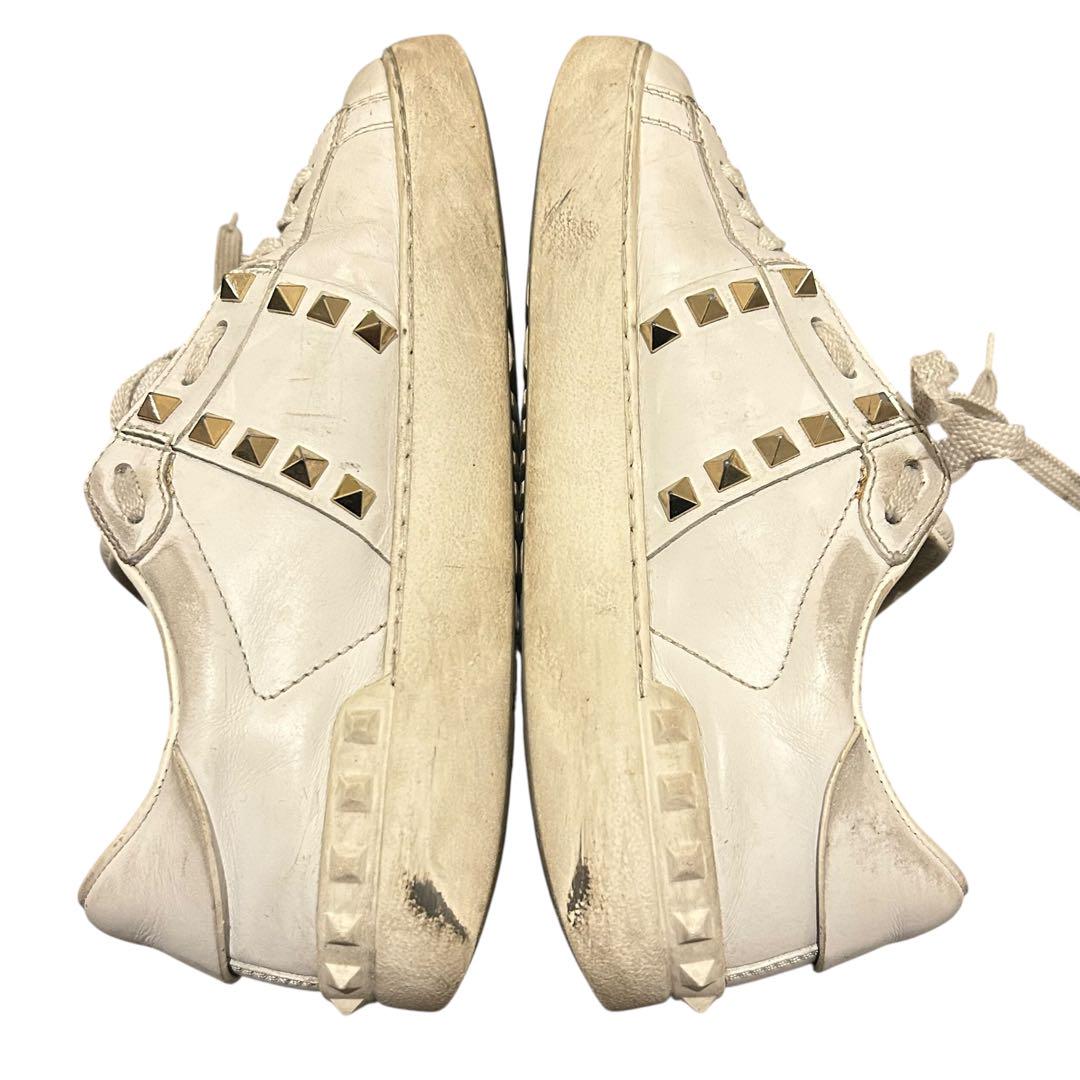 VALENTINO スタッズスニーカー　ハートデザイン　23.5cm レディース