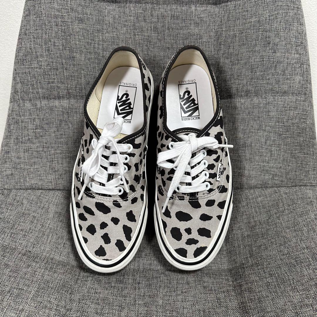 靴 wackomaria vans authentic 28.5 VANS×ワコマリア「オーセンティック」スニーカー、“赤・緑・黄
