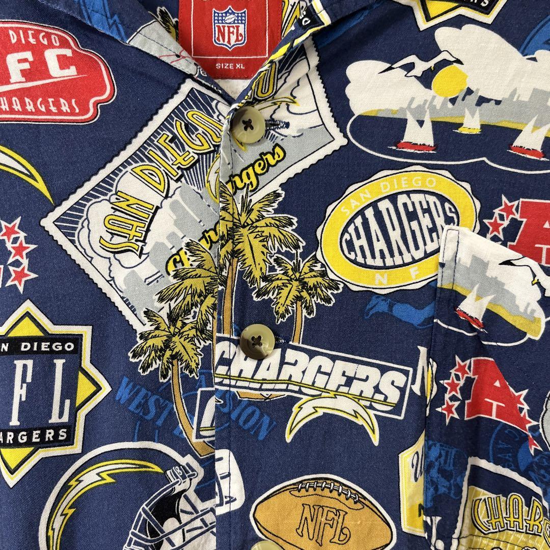 NFL SUPER BOWL San Diego 90s アロハシャツ NFL SUPER BOWL San Diego 90s アロハシャツ