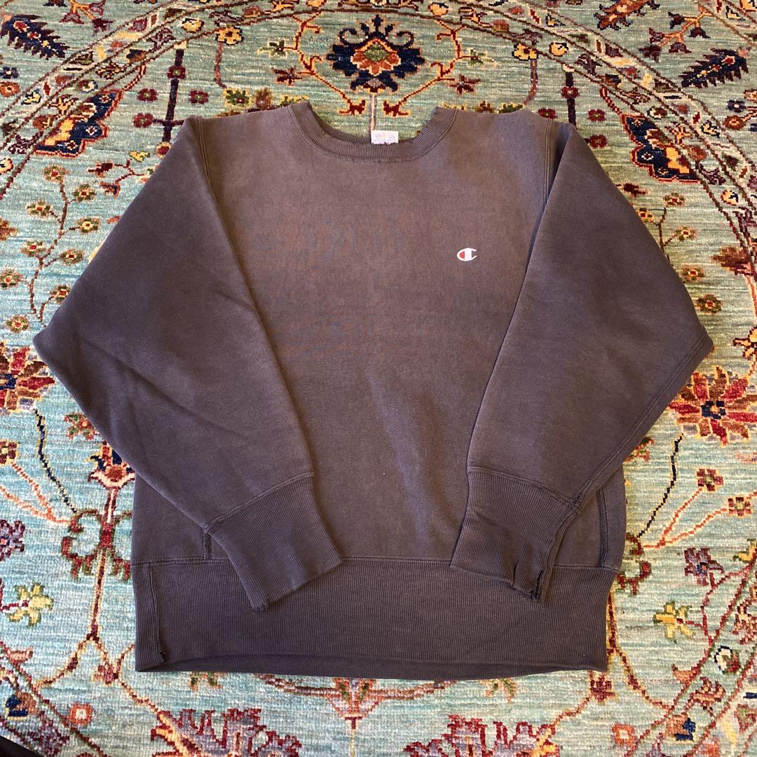Champion Reverse Weave M 黒 茄子紺 90s