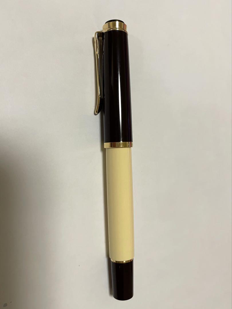 ペリカン 万年筆 クラシック M200 カフェクリーム F 中古