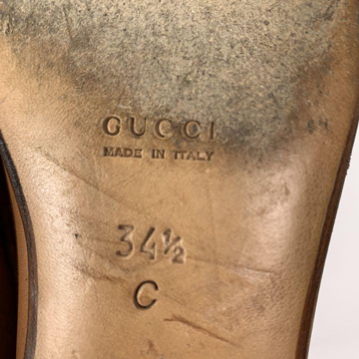 ランド 美品✨ レザー ブラウン ビジネス JTRXd-m83444870949 GUCCI ビットローファー ㊩しておりま