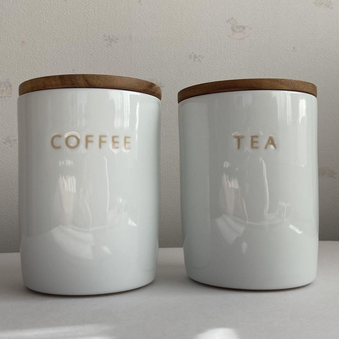 値下げ済⭐︎キャニスターcoffee &tee