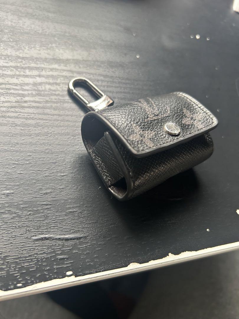 ルイヴィトン　AirPods Proケース　モノグラム エクリプス レザー 黒