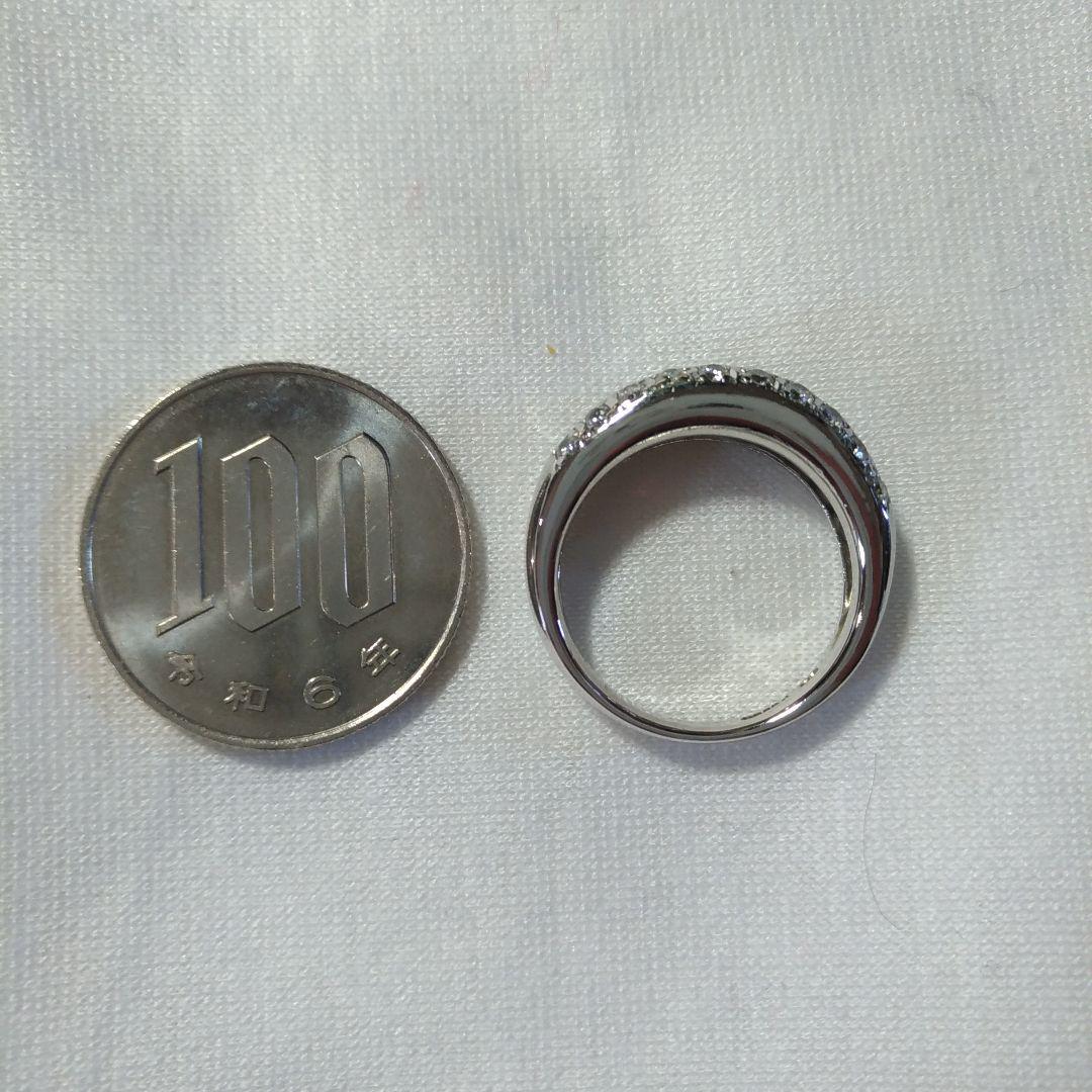 Pt900。リング、指輪。ルビー、ダイヤモンド。10.5号。中古です。