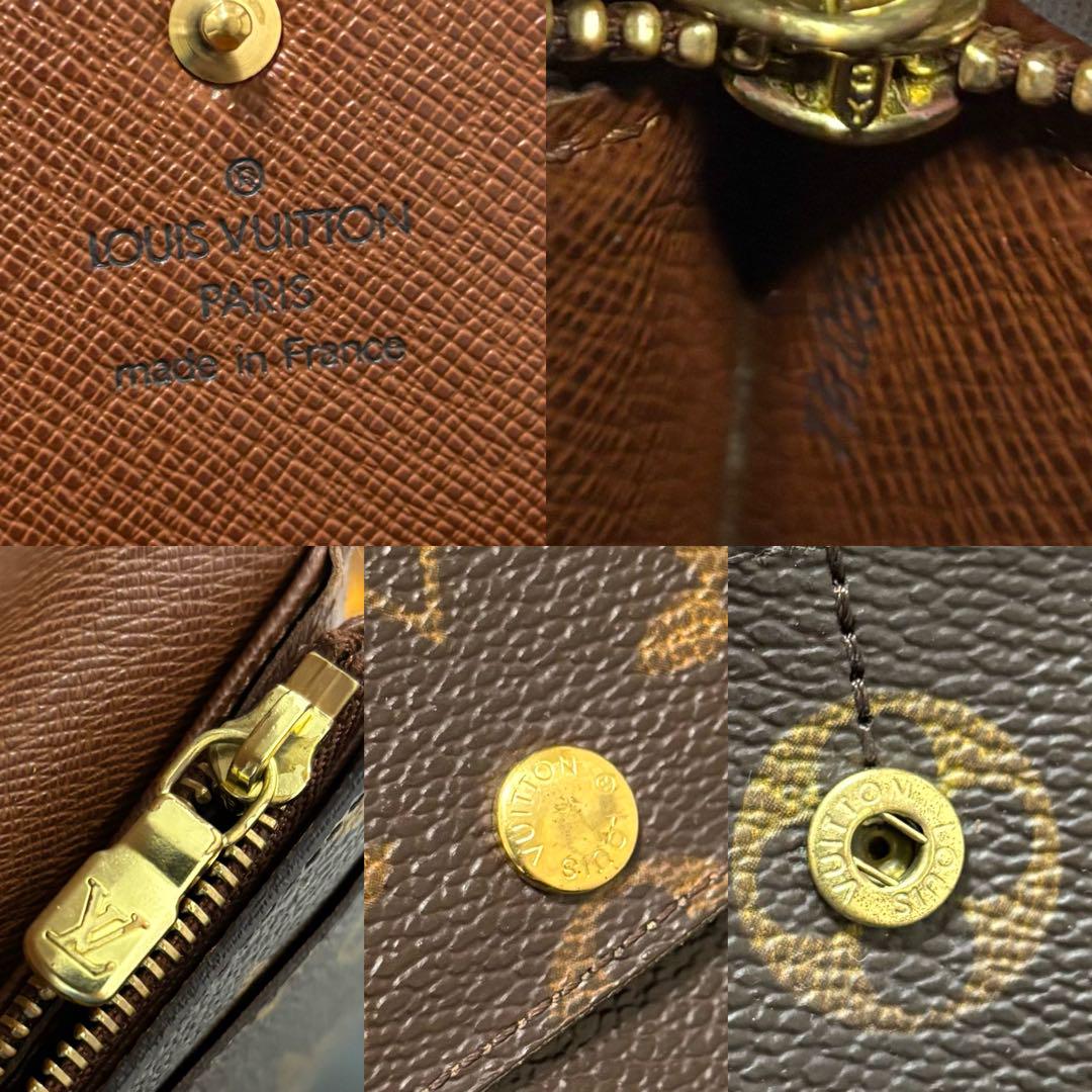 m100　サラ　モネクレディ　ルイヴィトン　モノグラム　長財布