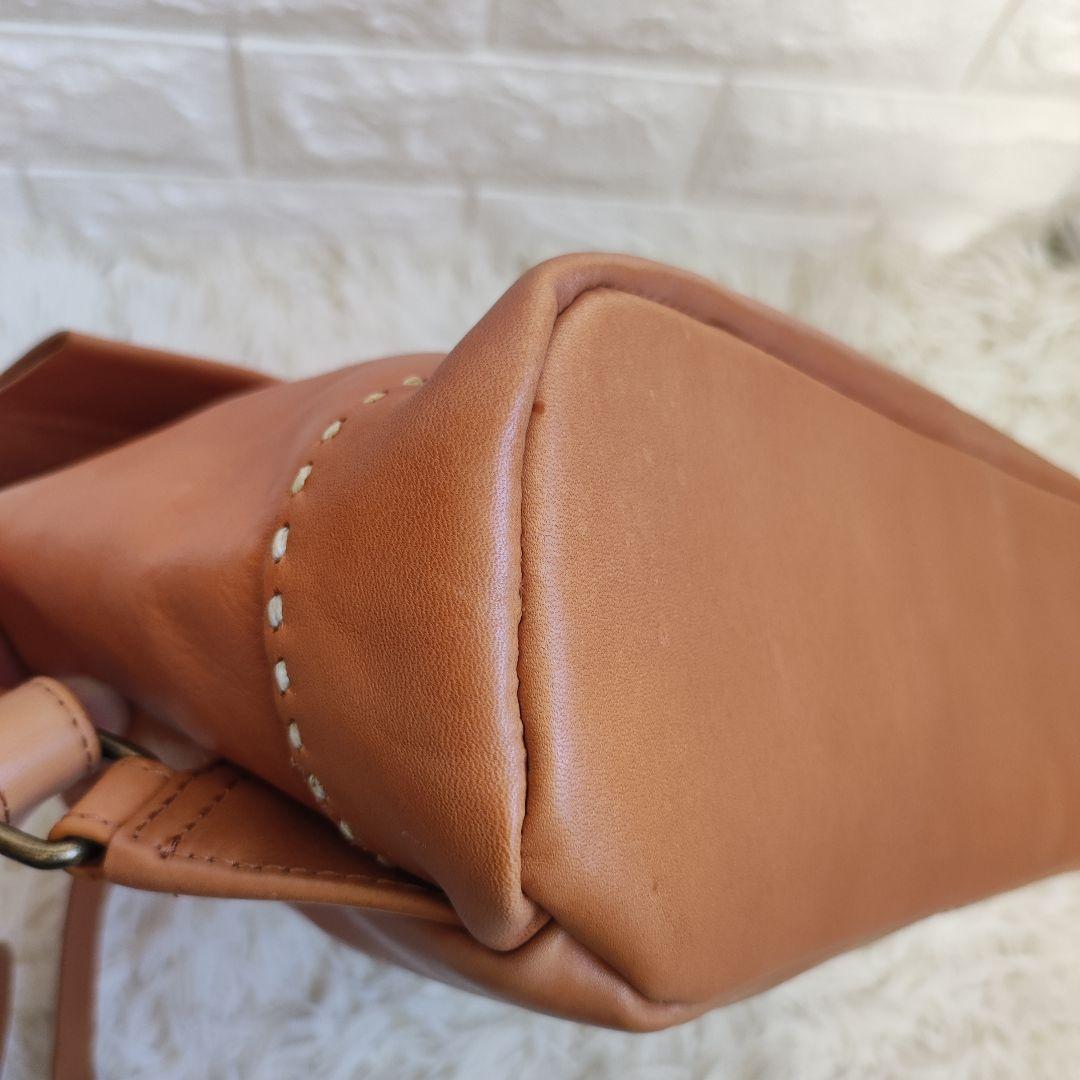 ☆美品☆Artisane josse 本革　レザーリュック キャメル