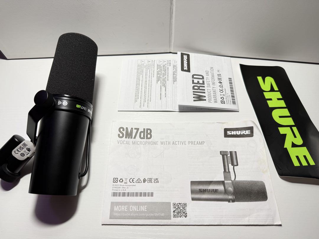 【即戦力セット】Shure SM7dB + GATOR マイクアーム