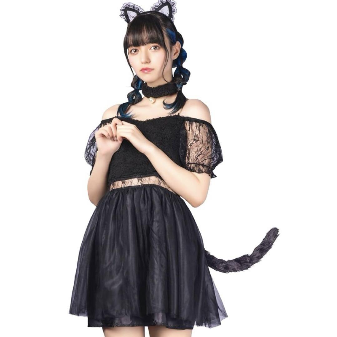 楽天市場】ブラックキャット マント セット 魔女 ブラック 黒