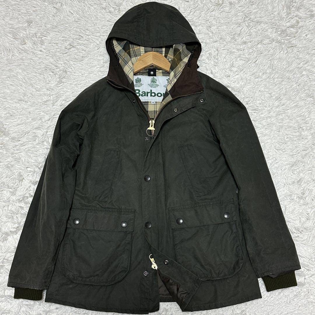 ジャケット・アウター Barbour Bedale Hooded SL WAXED COTTON