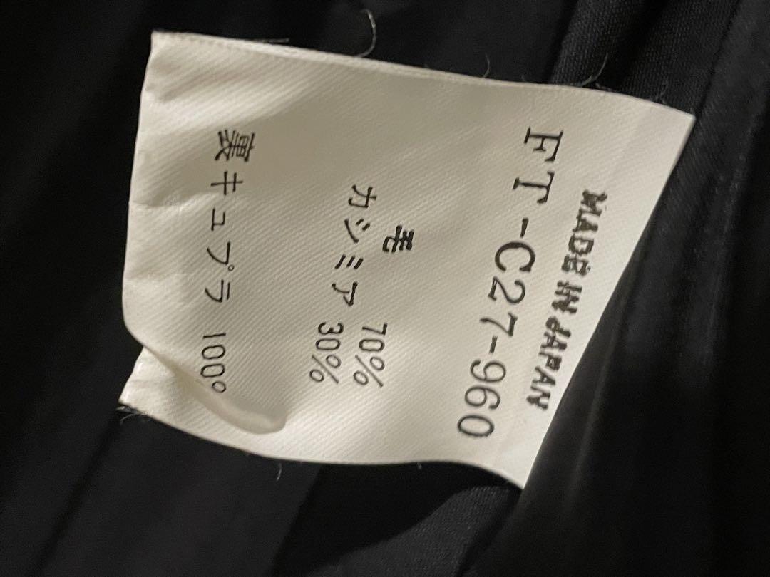 2000AW ヨウジヤマモト カシミヤ混ティペット付きコート 【2137】 2000AW ヨウジヤマモト カシミヤ混ティペット付きコート 【2137】