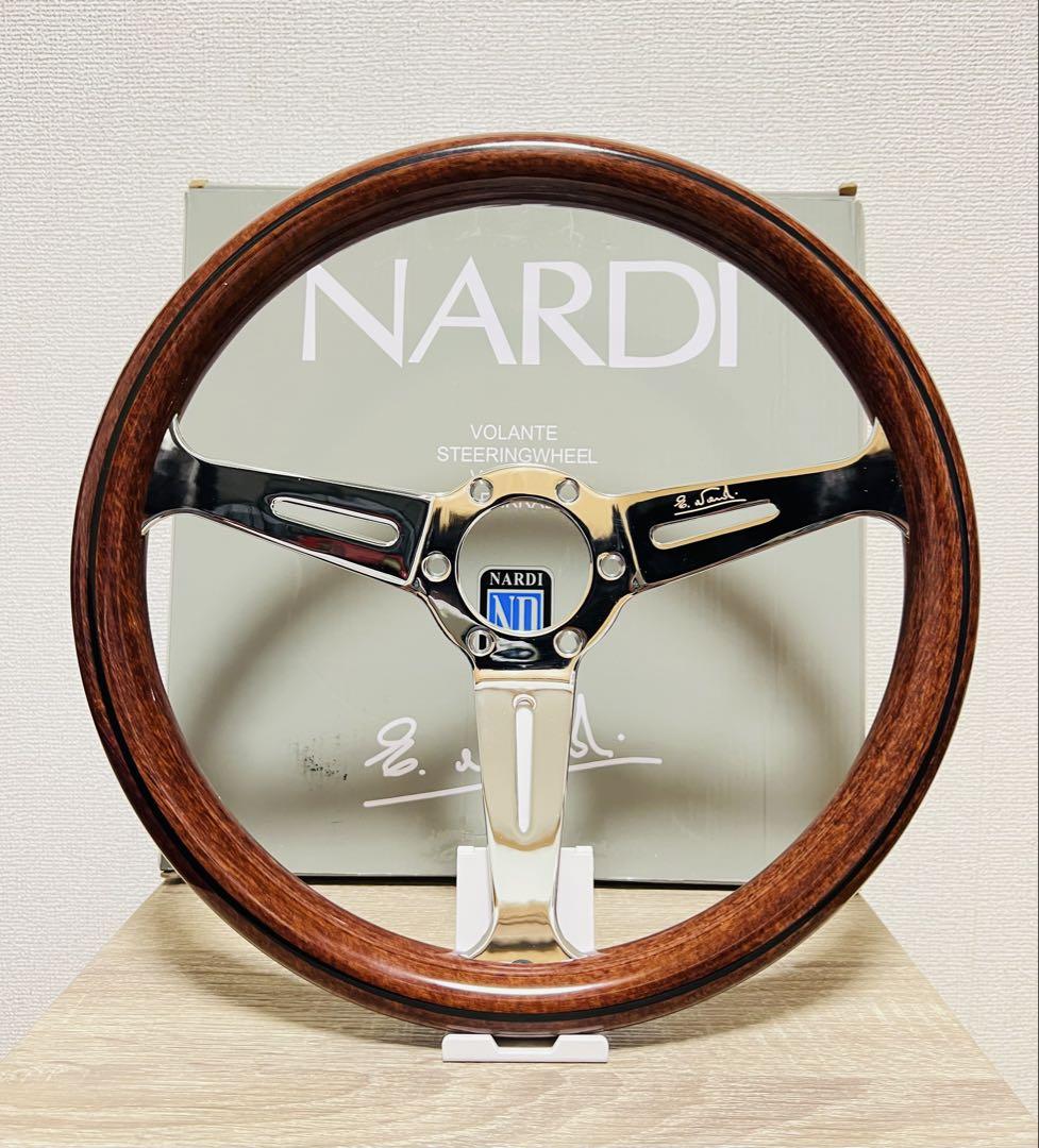 【大特価セール】ナルディNARDI クラシック ウッドステアリング•14インチ