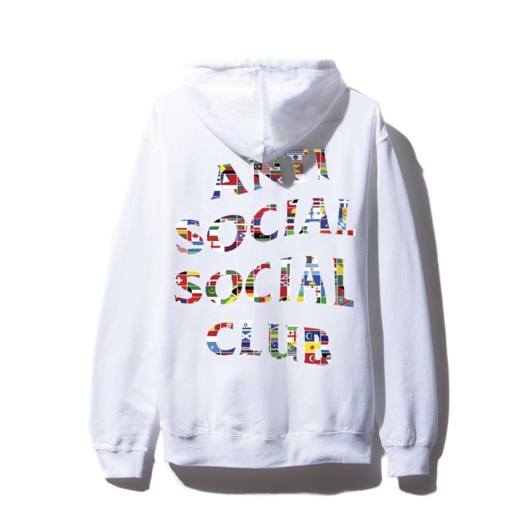 ANTI SOCIAL SOCIAL CLUB Flag 国旗 パーカー S