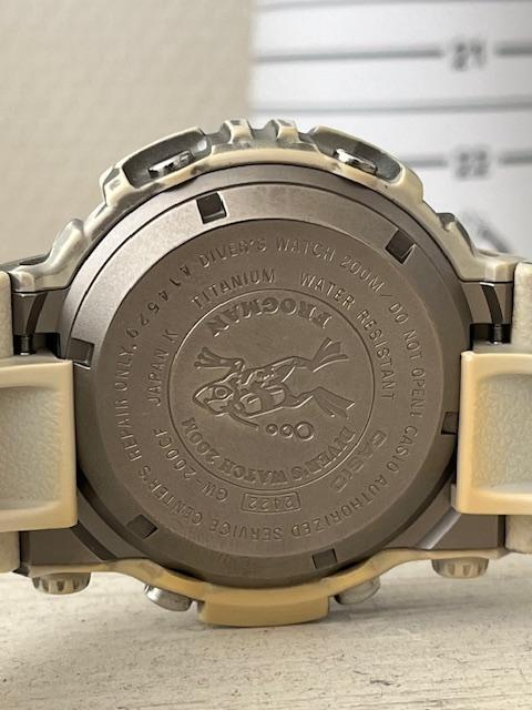 カシオ限定　G-SHOCK フロッグマン GW-200CF カモフラ柄