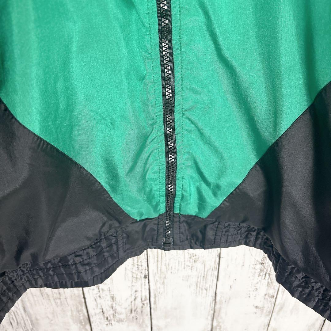 アディダス 90s ナイロンジャケット L 両面刺繍プリント