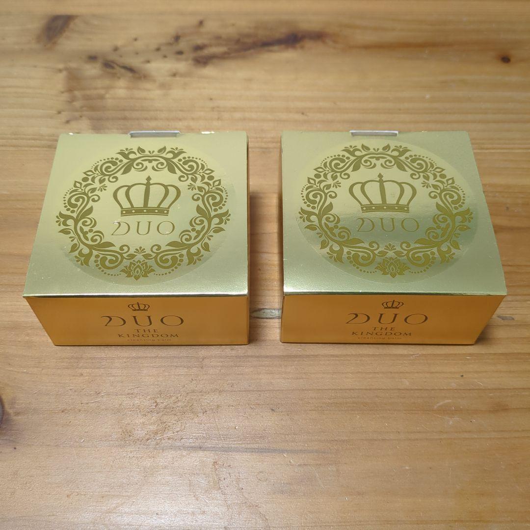 新品未使用2個デュオDUOクレンジングバームキングダムブラック90g