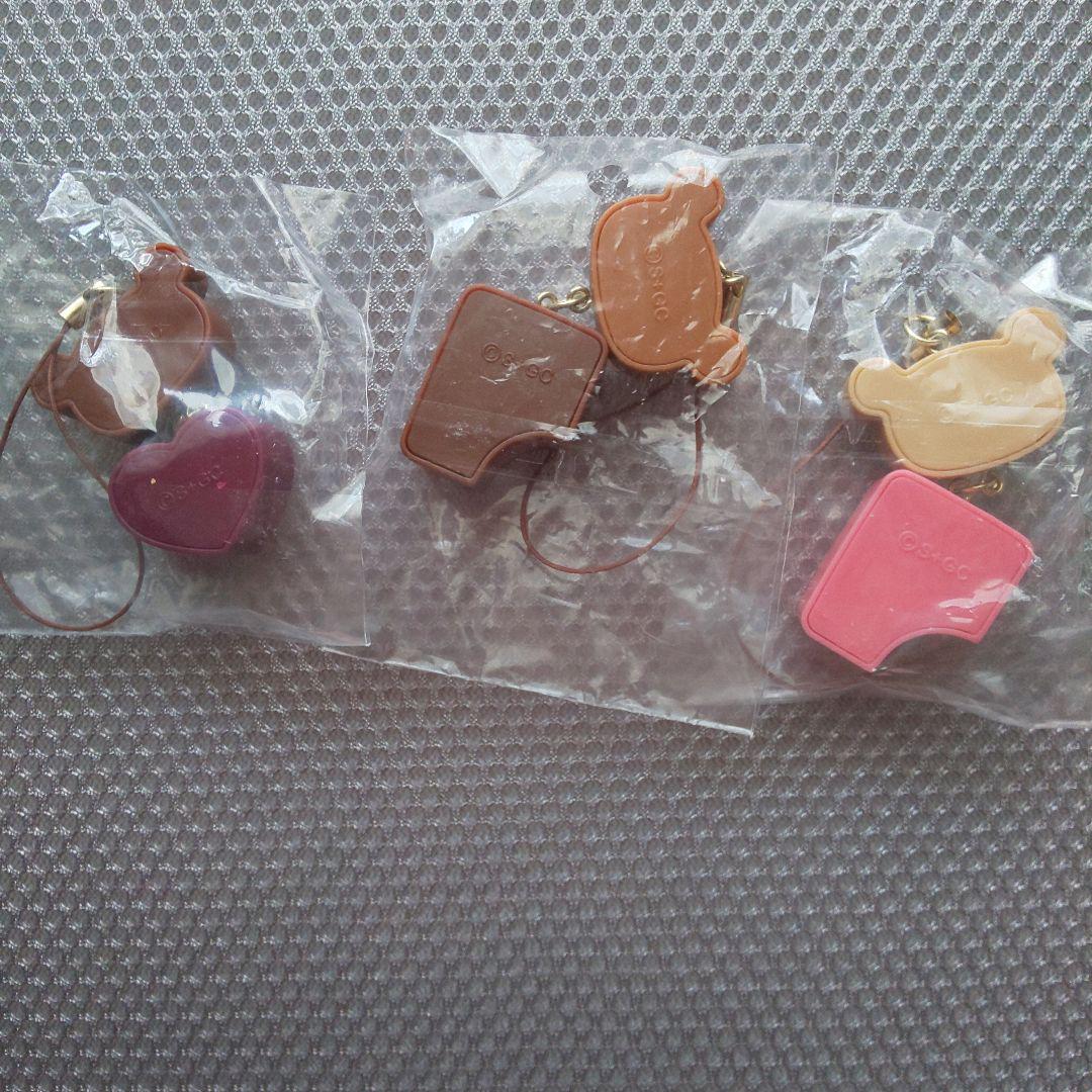 リラックマ チョコフェイスストラップ 3個セット 未開封 未使用