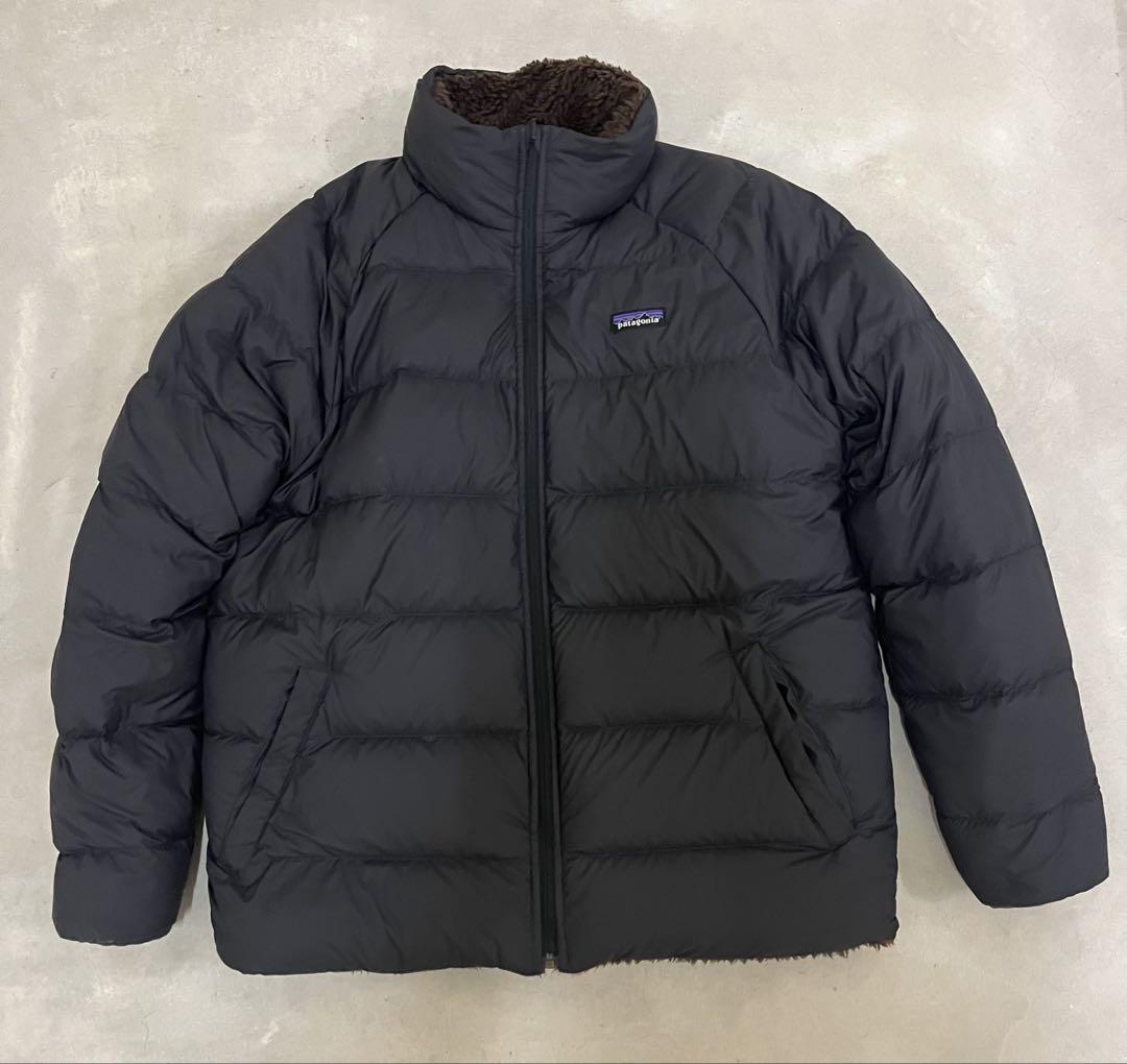 【美品、L】PATAGONIA リバーシブル サイレント ダウンジャケット