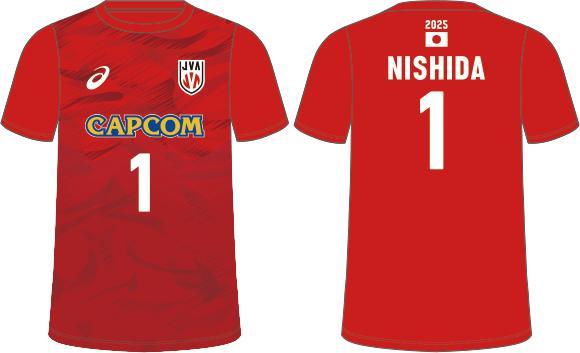 2025年 バレーボール男子日本代表 応援Tシャツ ユニフォーム 西田有志 XL