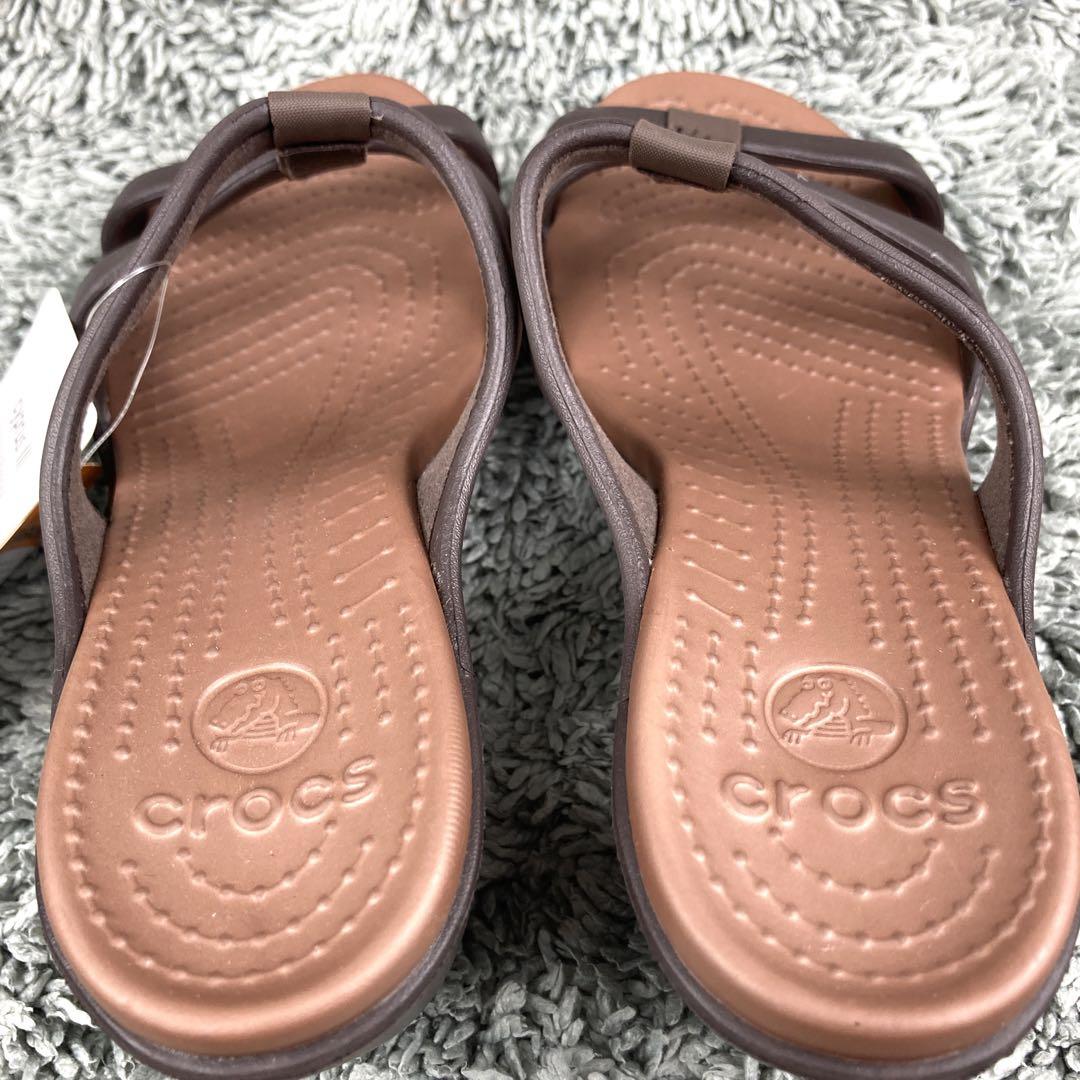 新品 CROCS クロックス サイプラス W8 24cm ダークブラウン 廃盤