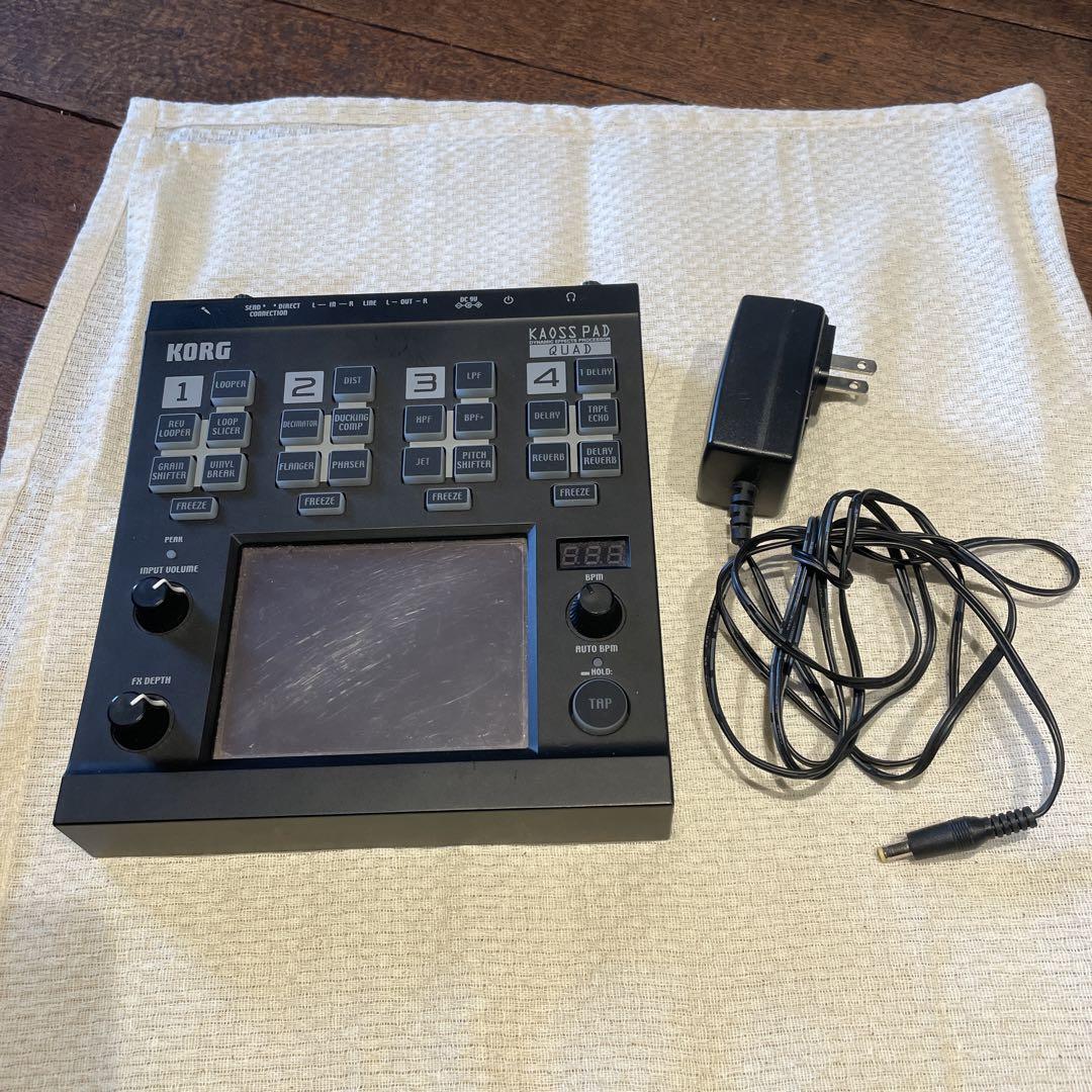 KAOSS PAD QUAD（Stream HuxterlTronik: Korg Kaoss Pad Quad