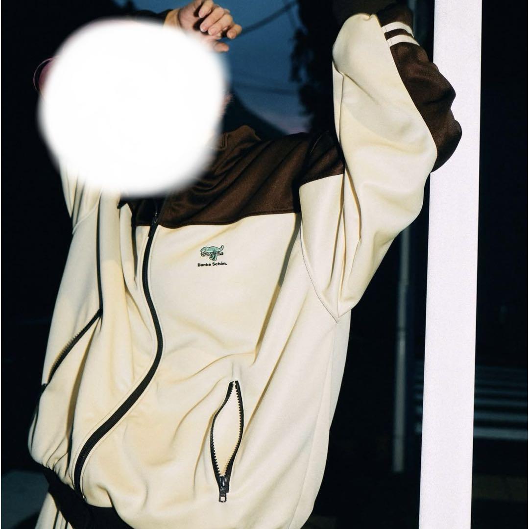 Danke Schon.×GIDEAL. トラックジャケット　 ブラウンベージュ