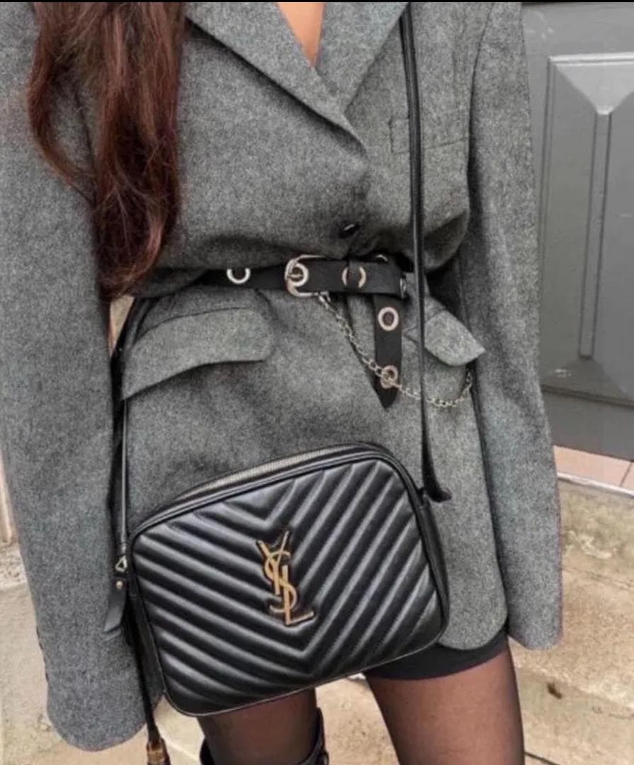 (イヴ・サンローラン) ルー ミニ カメラバッグ クロスバッグ