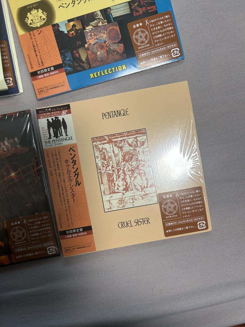 【限定？紙ジャケ6タイトル7CDセット、DU特典BOX付】ペンタングル 限定？紙ジャケ6タイトル7CDセット、DU特典BOX付】ペンタングル