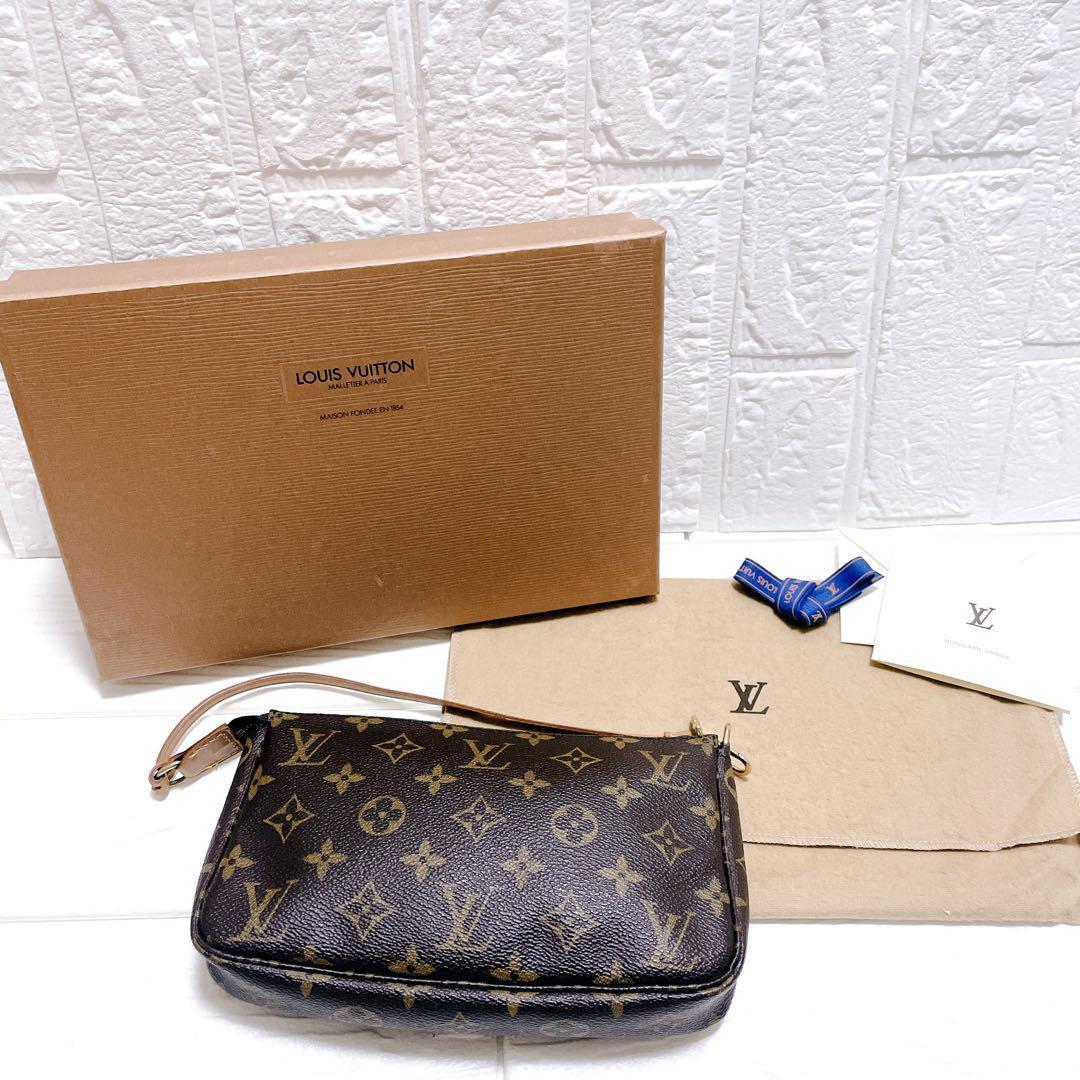 美品 LOUIS VUITTON アクセソワール アクセサリーポーチ