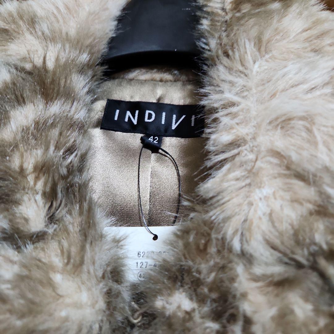 INDIVI インディヴィ コート インナー ファー レディース サイズ 44 INDIVI インディヴィ コート インナー ファー レディース サイズ 44