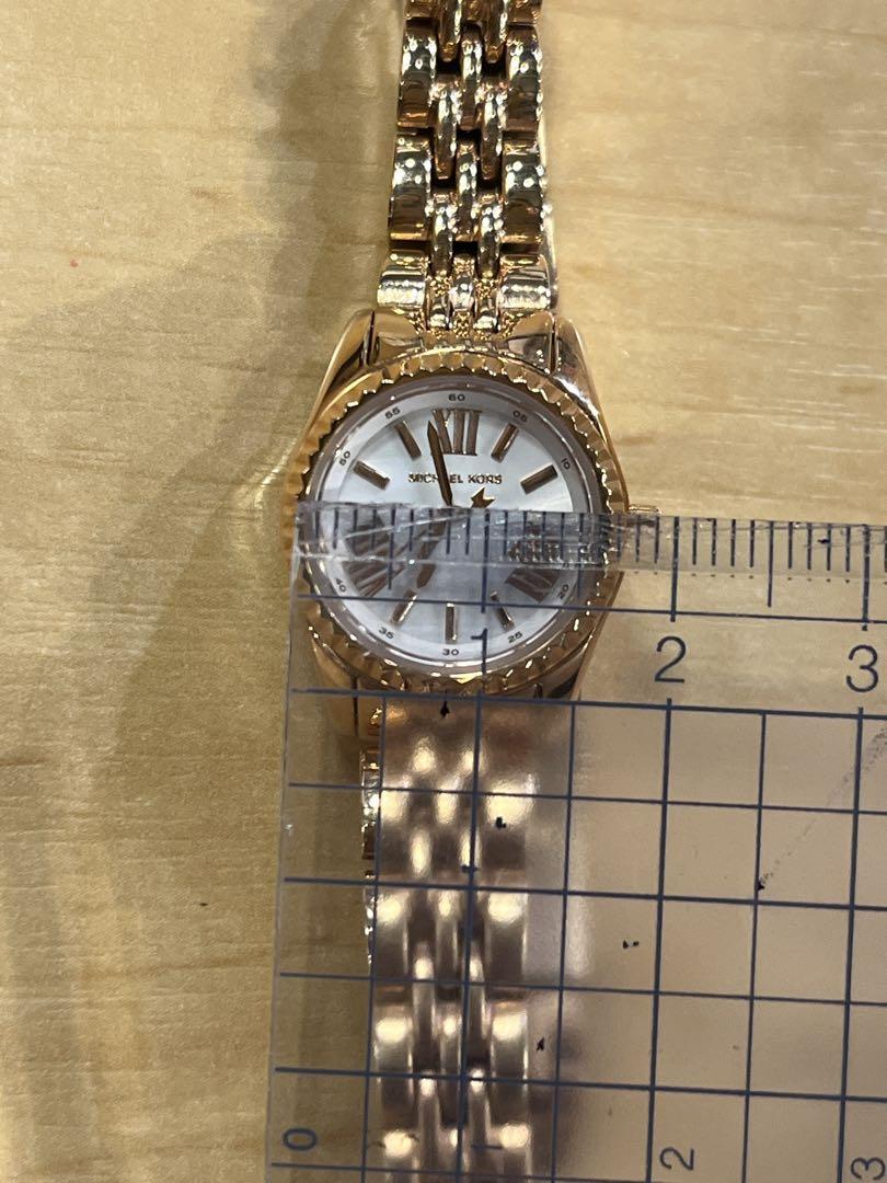 新品未使用》MICHAEL KORS 腕時計 ミニサイズ フルコマ 電池切れ