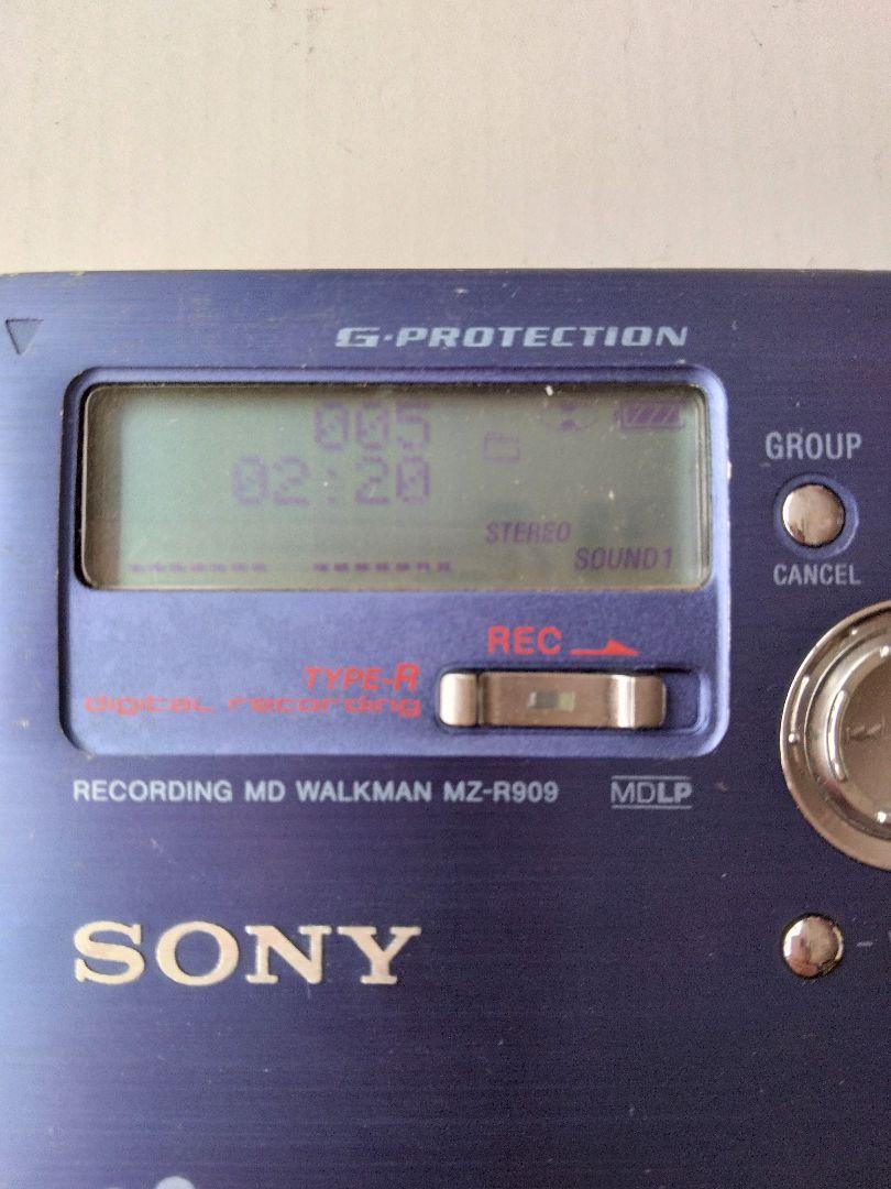 ◇◆◇ソニー SONY MDウォークマンMZ-R909 動作品◇◆◇