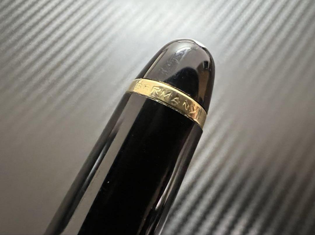 美品 モンブラン 144 EF 極細字 ブラック 全金 万年筆