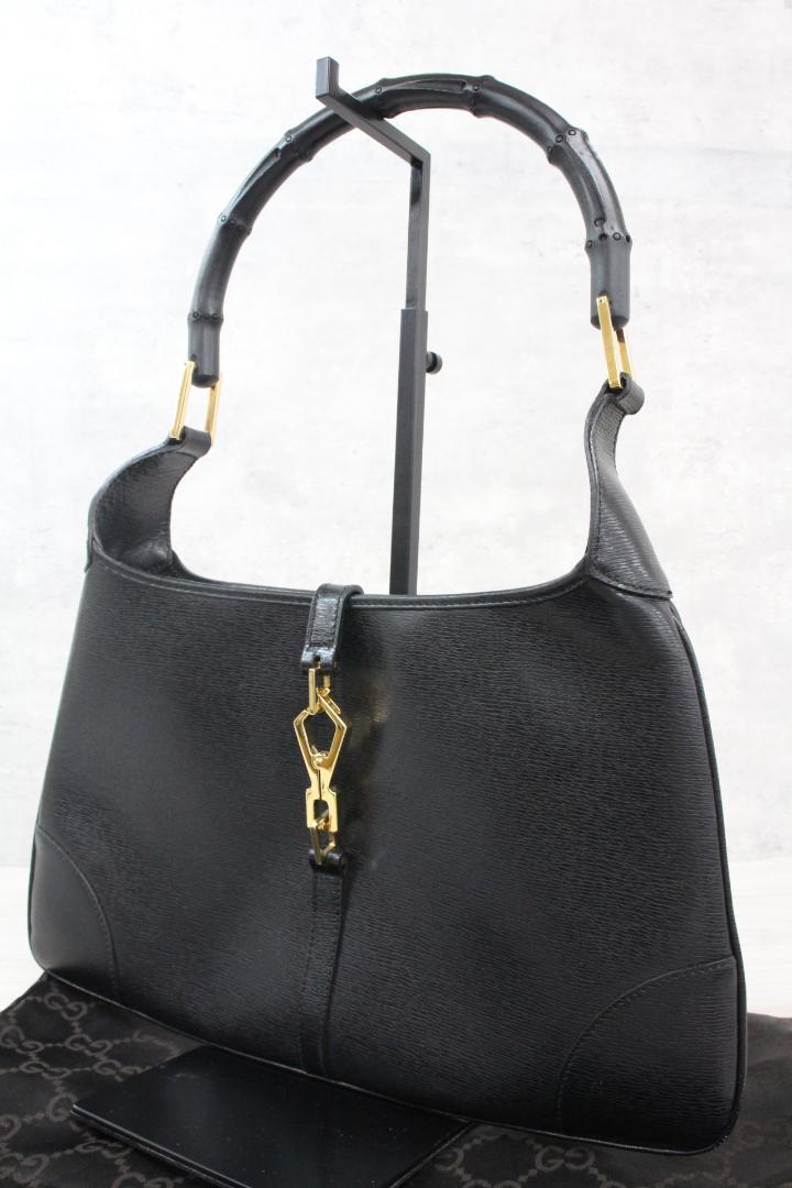 △GUCCI/グッチ バンブー レザー カンデス ジャッキー