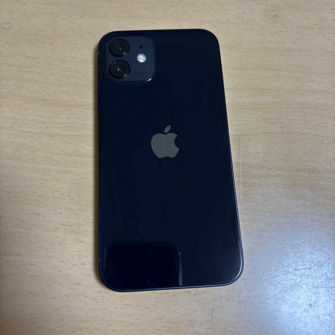 Apple iPhone 12 ブラック 128GB おまけの透明カバーつき Apple iPhone 12 ブラック 128GB おまけの透明カバーつき