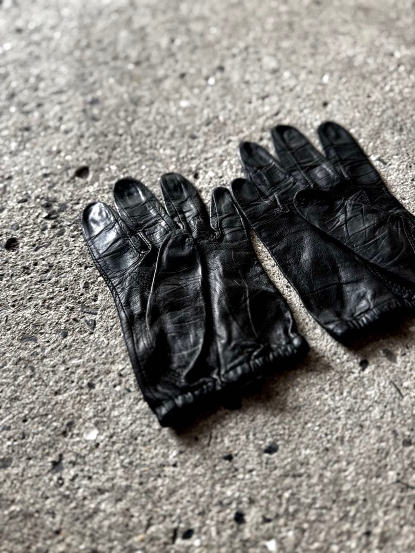 希少 Tough Gloves 革手袋 レザーグローブ 警察官 黒 レザー手袋 希少 Tough Gloves 革手袋 レザーグローブ 警察官 黒 レザー手袋