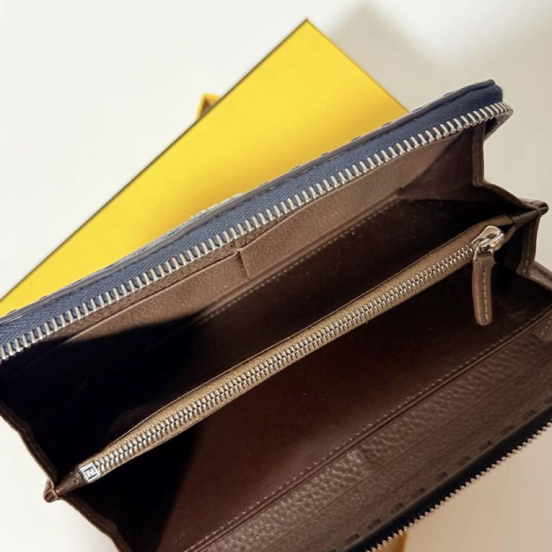 ⭐️新品未使用⭐️　FENDI　フェンディ　セレリア　長財布　レザー　ロゴ金具