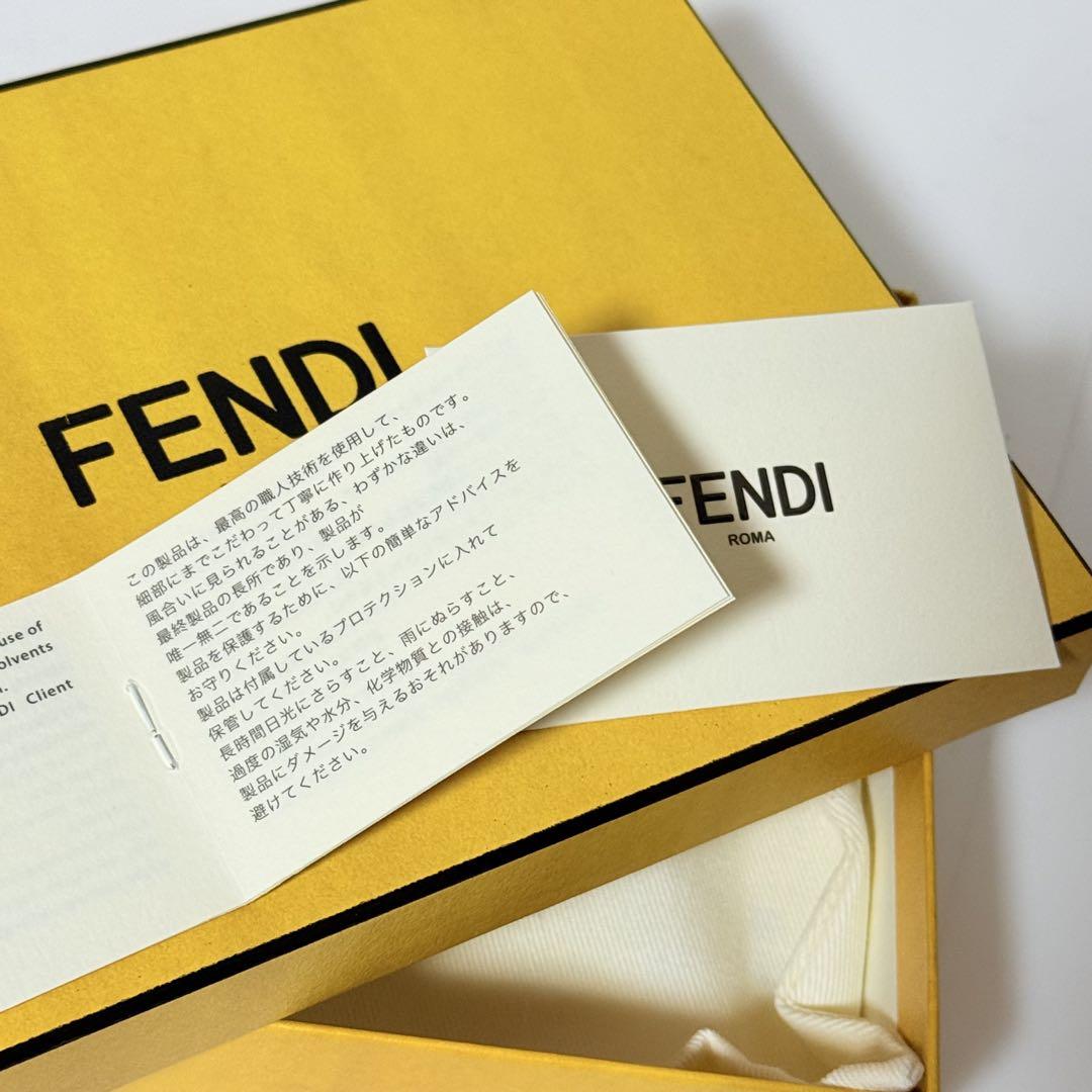 ⭐️新品未使用⭐️　FENDI　フェンディ　セレリア　長財布　レザー　ロゴ金具