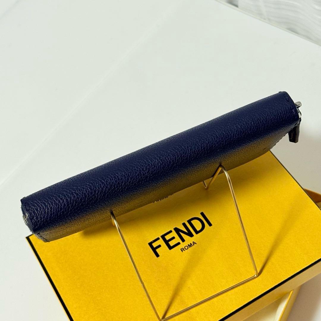 ⭐️新品未使用⭐️　FENDI　フェンディ　セレリア　長財布　レザー　ロゴ金具
